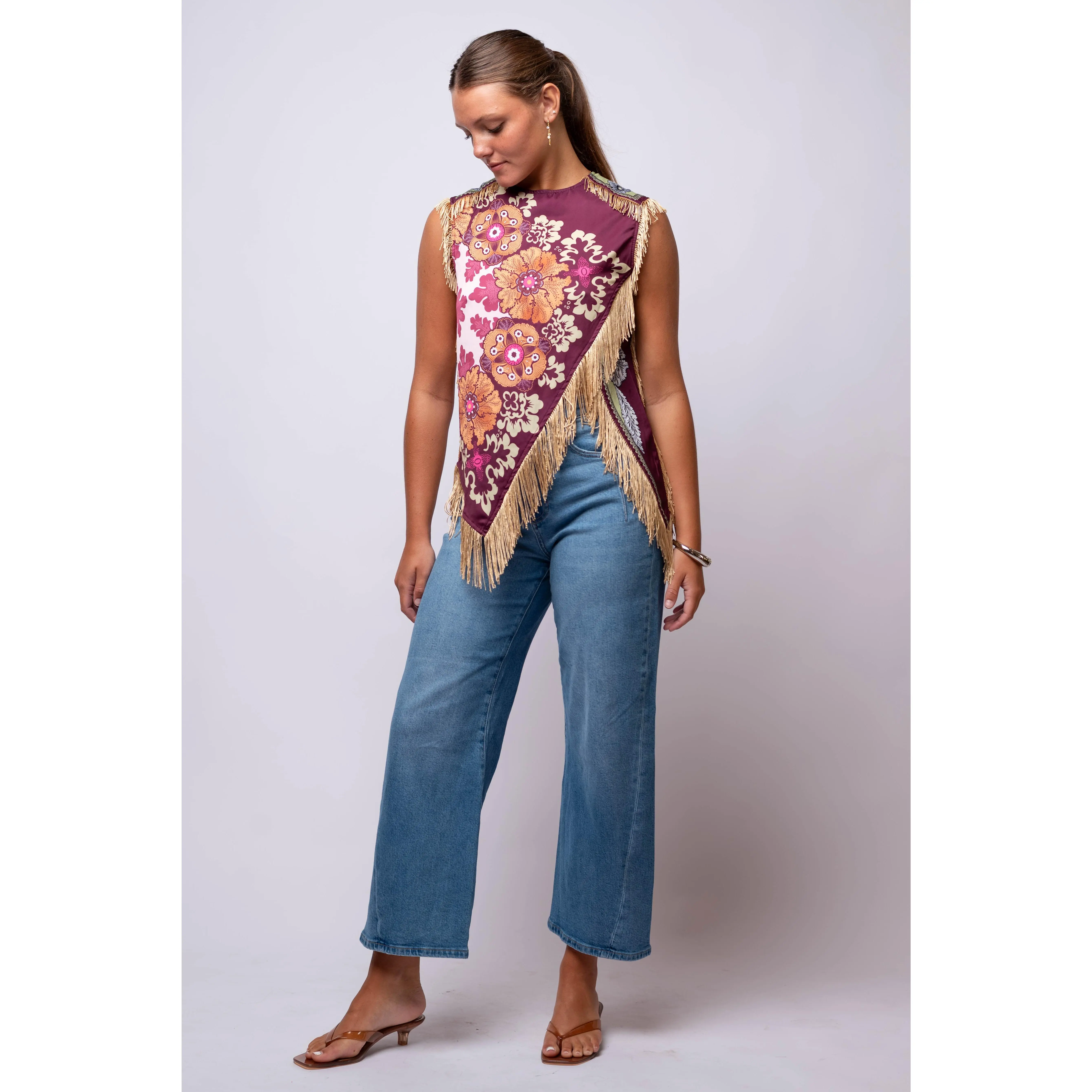 La Placee Scarf Top