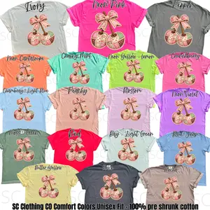 Sunny’s Pink Cherry Faux Patchwork Tee