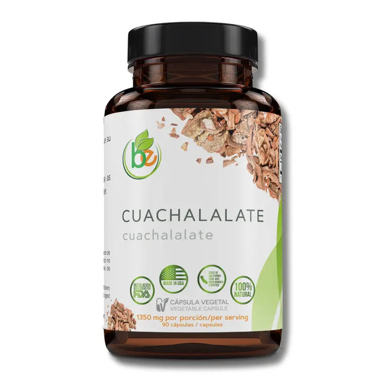 BexpertsUSA Cuachalalate Capsules Forte – 100% Pure Cuachalalate Bark (Juliana Adstringens) – 1350mg per Serving – 90 Vegetable Capsules – Premium Herbal Dietary Supplement for Digestive Support & Gastrointestinal Comfort – Vegan, Non-GMO & Made in USA