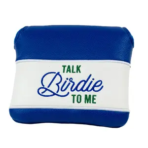 In Your Face Putter Covers "Talk Birdie to Me" Mallet Cover