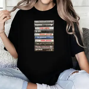 80's Rock Cassette Shirt Gift For Music Lover, Vintage Music Band Sweatshirt, Retro Cassette Tapes T-Shirt, Old School Music Band Clothing