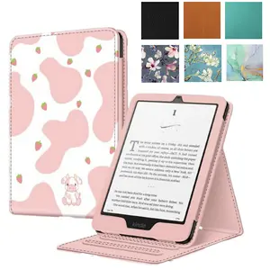 Fintie Flip Case for Kindle Paperwhite 11th/12th Gen & Kindle Colorsoft, Kindle Paperwhite Protective Cover with Vertical Standing Positions