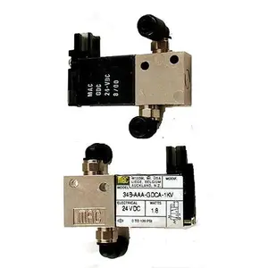 MAC 34B-AAA-GDCA-1KV, 24VDC Directional Control Air or Inert Gas Valve