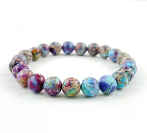 Galaxy Sea Sediment Jasper Healing Bracelet
