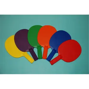 212 MAIN Granulated Peel-Proof Plastic Table Tennis Paddle & Racket Assorted Set - 6-Color Assortment, Plastic Construction, Table Tennis Racket