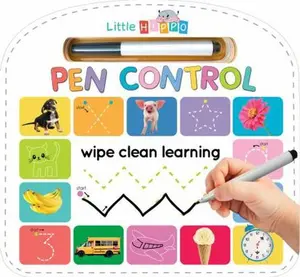 USED-Write & Wipe Pen Control - Children's Novelty Learning Board Book - Wipe Clean - Educational (Wipe Clean First Skills Learning Series: Includes Dry-Erase Marker) by Little Hippo Books (Unknown)