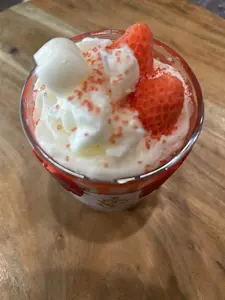 Vogue Living Strawberry Shortcake Candle - 10 oz Wax, 24 Hours Burn Time - Fragrance, Household