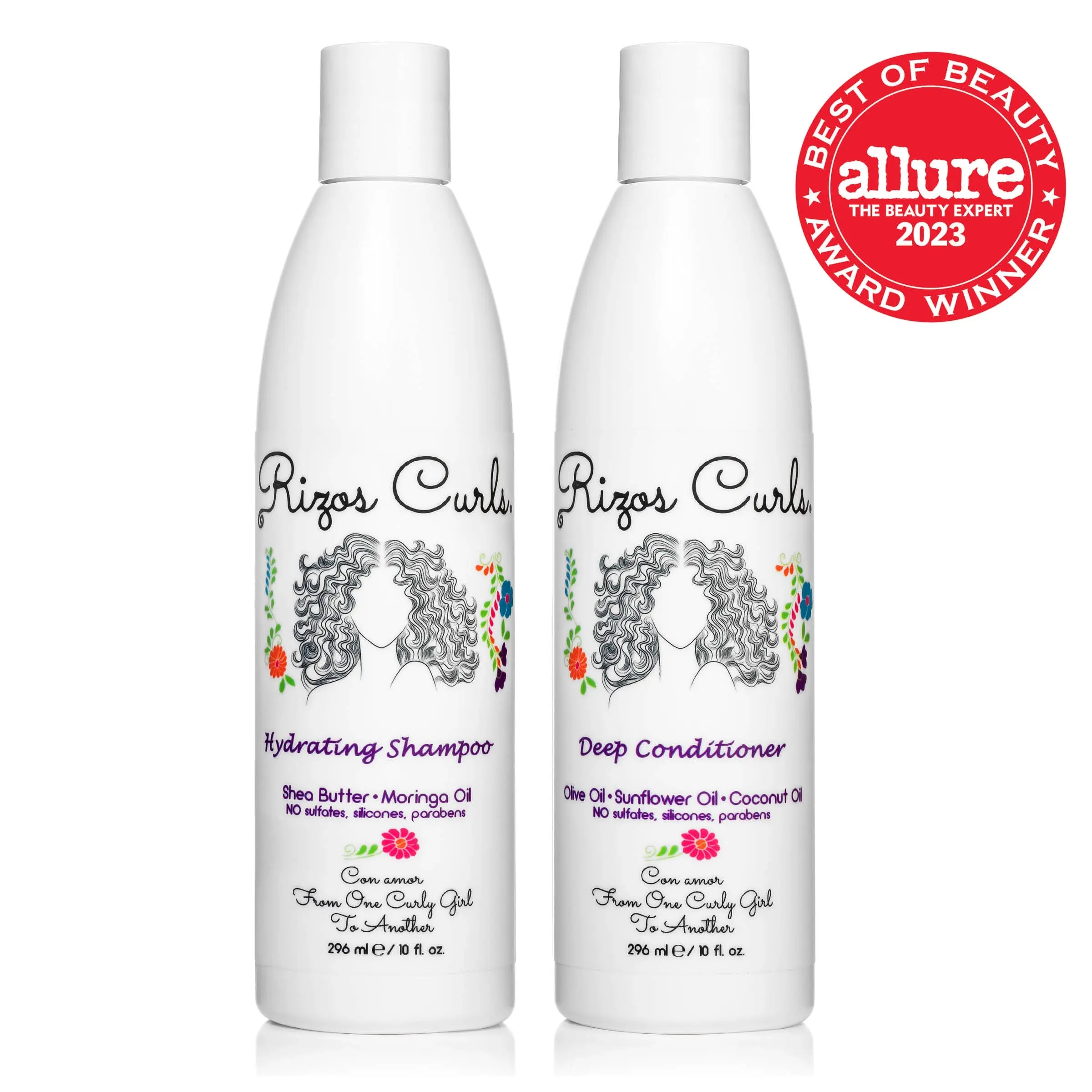 Rizos Curls Wash Day Bundle Hydrating Shampoo & Deep Conditioner Coconut Oil Nourishing Moisturizing Haircare Cleansing and Conditioning Rizos Curls Wash Day Bundle Hydrating Shampoo & Deep Conditioner Coconut Oil Nourishing Moisturizing Haircare Cleansing and Conditioning