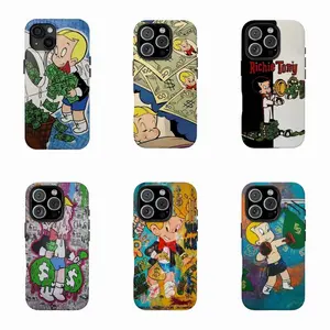RICHIE RICH Cartoon Collection Tough Phone Case, Phone Cases Phone Cover Hard Case Tough 2-piece Phone Case E