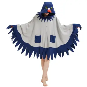 Bird SleepwearNights Pigeon Pigeon Cosplay Hooded Christmas Costumes Party  superhero women Piece Womenswear Piece Womenswear Clothes 2000s ladybug halloween wemby target wybie fnaf princess regina george sweatshirt blanket scarecrow whale tails outfit