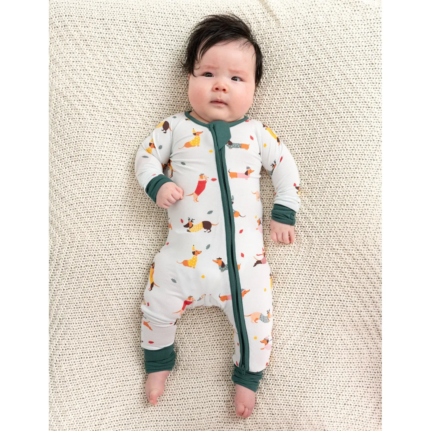 Baby & Toddler 1pc Bamboo Viscose Long Sleeve Footed Pajamas