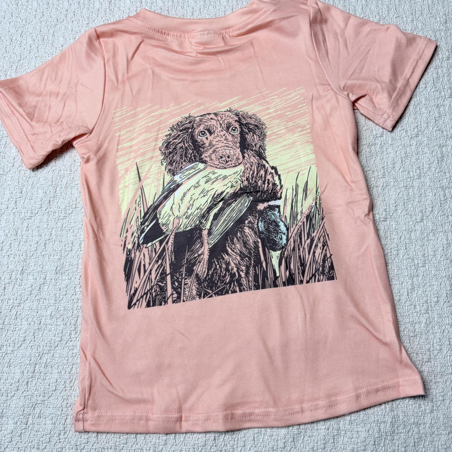 4 Styles Hunting Themed Toddler Tees | Duck & Dog Graphic Shirts