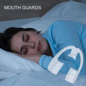 1pc Anti-snoring Night Sleep Mouth Guard Eliminate Sleep Body Anti Care Snoring Bruxism Mouthpiece Aid Grinding Snore Stop F9p8