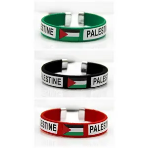 Palestine Open Wristband Bracelet