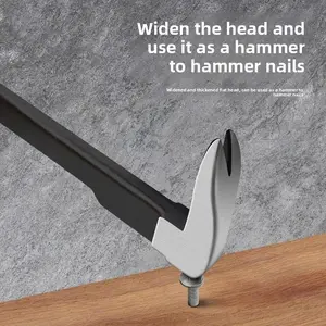 Multifunctional  picker crowbar  pulling artifact woodworking removal tool dismantling wall cement  gun  picker nail puller cat Construction Tools