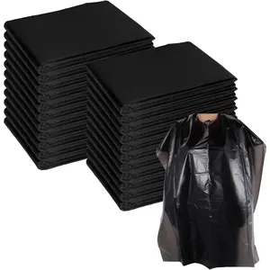 100 Pcs Disposable Barber Cape Waterproof Salon Cape Hair Cutting Hair Dye Capes for Hairstylist Disposable Aprons Adults
