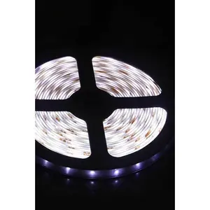 Perfect Holiday LED Strip Lights Bright Ambient Lighting Waterproof Flexible 300 LED 5M Ultra Bright - White Led Bulbs Outdoor Use