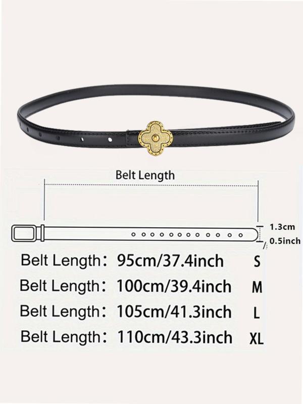 1pc Women's Smooth Buckle Belt Exquisite Belt for Dating, Everyday Elegance, Wedding Accessory, Perfect Gift for All Seasons