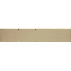Brass Accents  8 in. x 34 in. Kick Plate Antique Brass Magnetic Mount