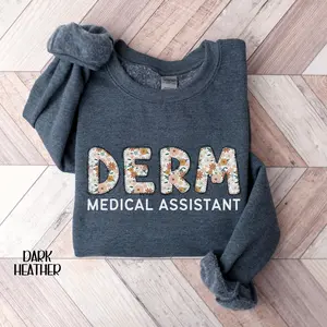Dermatology MA T-Shirt, Sweatshirt & Hoodie - Dermatology Medical Assistant Sweatshirt, Dermatologist MA Gift, Dermatology Gift Hoodie Dermatology New MA Gifts Cotton Unisex