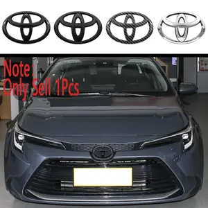 1 piece 3D ABS Toyota Logo Car Hood Front Hood Grille Logo Rear Trunk Badge Sticker For Cars, Car Decal Car Accessories for Toyota Corolla Prado Land Cruiser Highlander Avalon Prius Harrier Alphard GT86 Camry