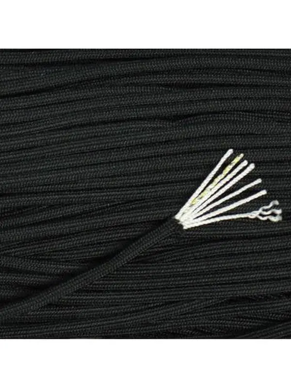 Black MIL-C-5040 Certified Type III Mil-Spec 550 Paracord