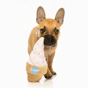 Fuzzyard Ice Cream Cone Plush Dog Toy