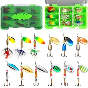 Summer Spring Gift Fishing Lure Spinner baits for Freshwater and Saltwater,2026 New Bass Trout Fishing Lures Also for Crappie Salmon Walleye Pike