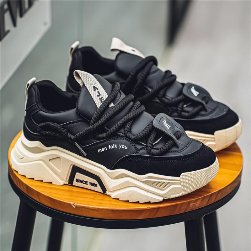 New Thick Sole Height Increasing Women's Dad Shoes 2025 Autumn Inner Height Casual Sneaker Athletic Makapal Trainer