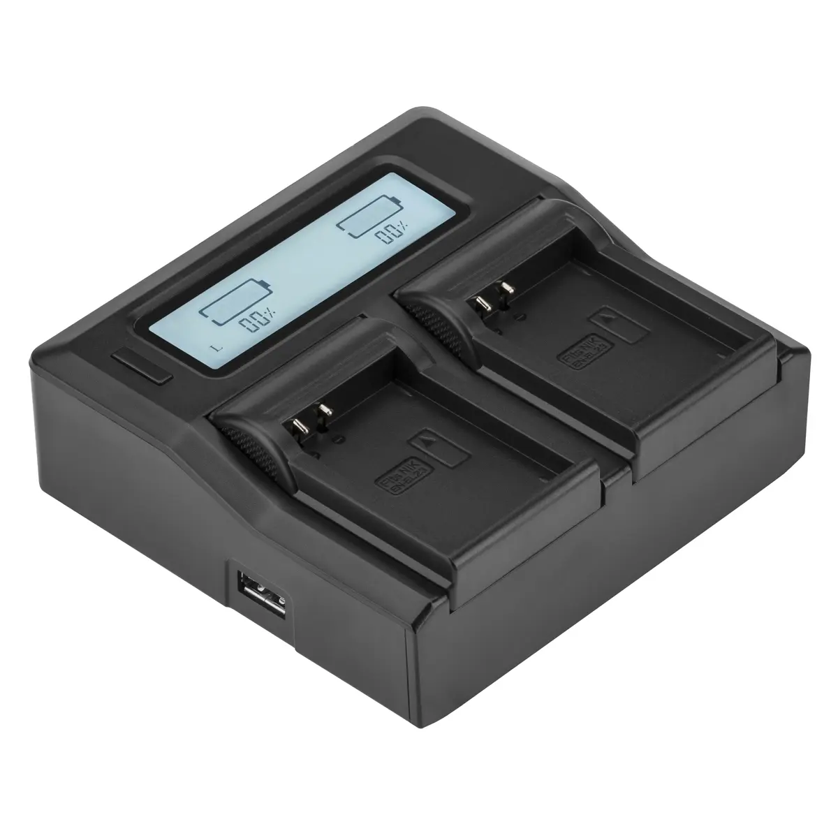 Green Extreme Dual Smart Camera Charger with LCD Display, Charging Equipment for Nikon EN-EL23 Camera Accessories
