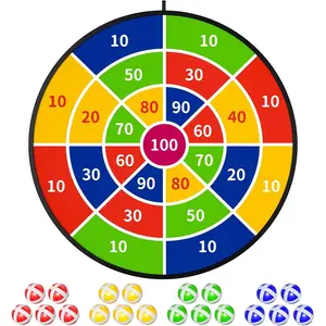 29" Large Dart Board for Kids, Boys Toys Dartboards with 20 Balls, Indoor and Outdoor Sport Fun Party Play Game Toys, Birthday Gifts for Boys Girls 3 4 5 6 7 8 9 10 11 12 Years Old