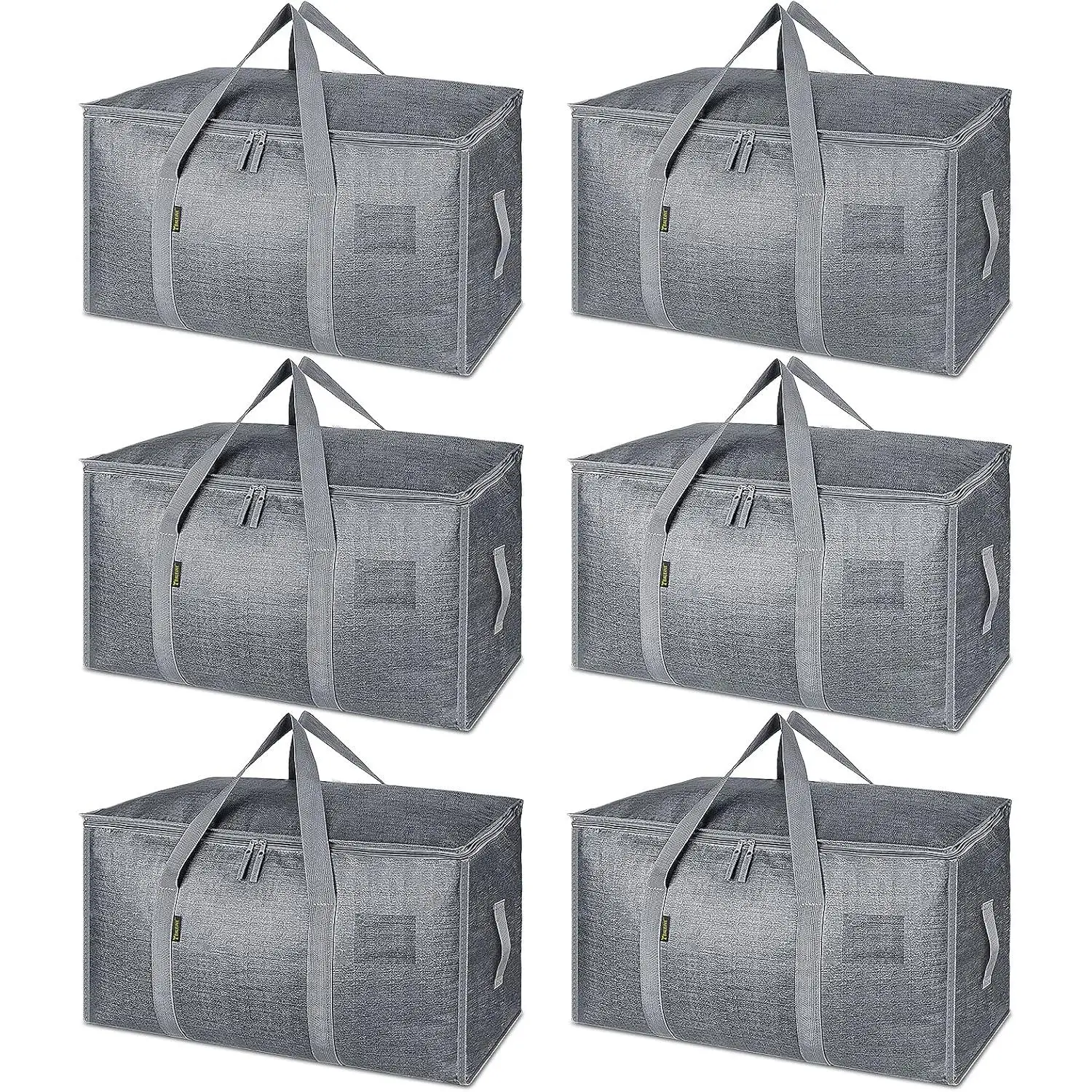 2/4/6/8-Pack Oversized Moving Bags with Reinforced Handles, Heavy-Duty Storage Tote for Clothes, Moving Supplies