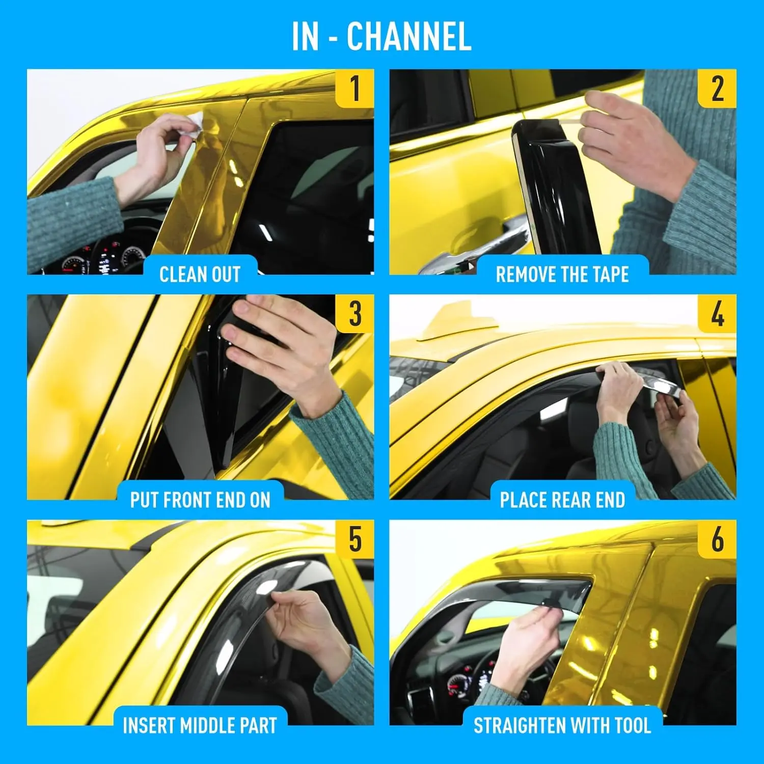 Extra Durable Window Deflectors in-Channel Window Visors Rain Guards Fit for Honda Ridgeline 2017-2026, Sun Visors, Wind Vent for Shades, Exterior Car Accessories - 4 pcs.AG0856 Extra Durable Window Deflectors in-Channel Window Visors Rain Guards Fit for Honda Ridgeline 2017-2026, Sun Visors, Wind Vent for Shades, Exterior Car Accessories - 4 pcs.AG0856