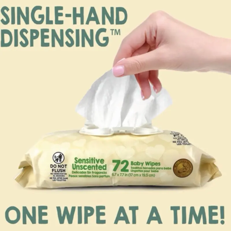 Cuties brand wipes 72 count pack
