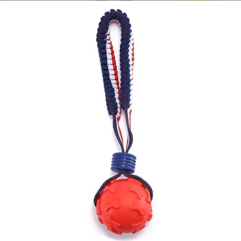 IndestructiBall – The Toughest Dog Training Ball Ever Durable Chew Ultra-Durable Non-Toxic Rubber Bounce Float Technology Safe for All Breeds