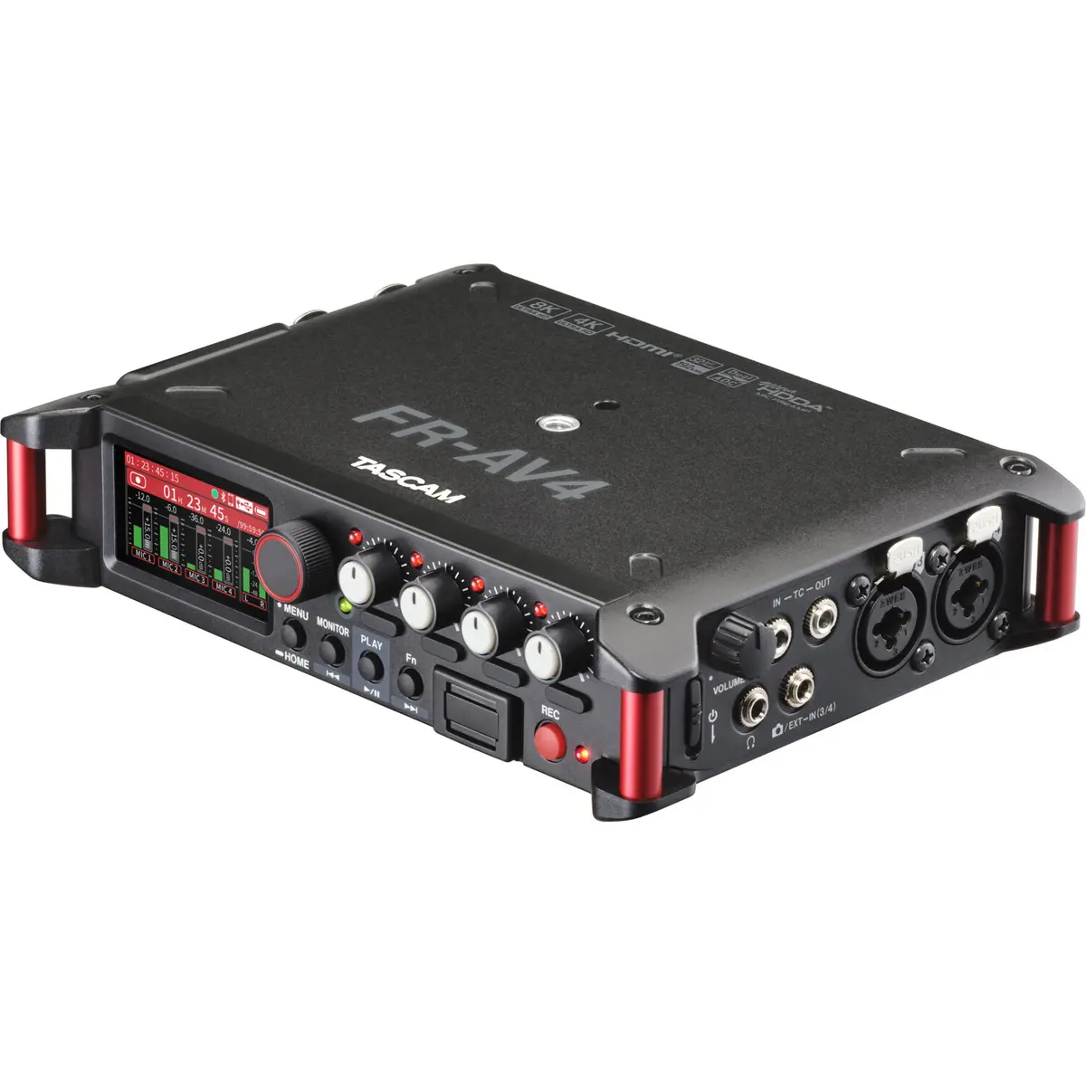 Tascam FR-AV4 4-Channel 32-Bit Float Field Recorder and Timecode Generator with Mixer