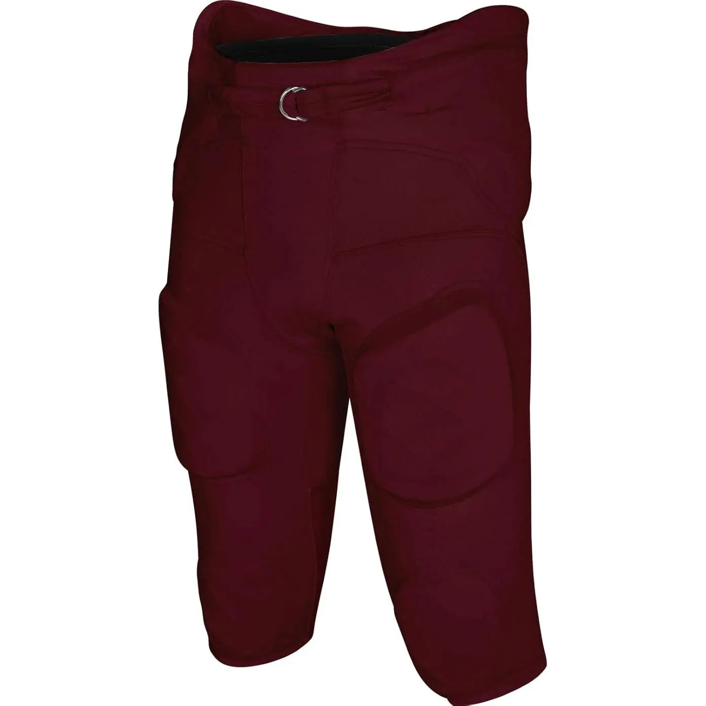 Gladiator Men's Integrated Football Pants with Built-in Pads (Maroon)