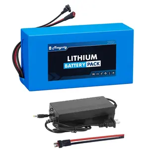 Meaycoty 36V 14Ah Ebike Scooter Battery Electric Bike Lithium Battery Pack with 30A BMS 2A Fast Charger for 0-750W Electric Bicycles Scooters ATVs