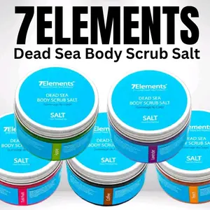 Buy 1 Get 1 7Elements Dead Sea Body Scrub Salt Organic Skincare