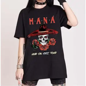 Unisex Maná Band Vivir Sin Aire Tour 2025 T-Shirt, Latin Rock Mana Tee, Maná Fan Gift, Mana Merch