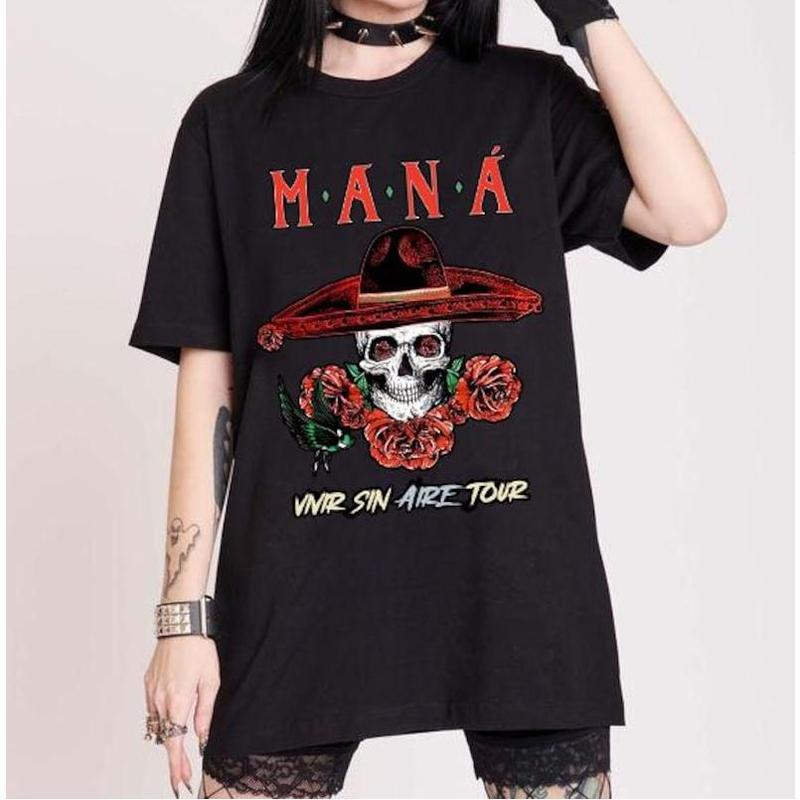 Unisex Maná  2026 T-Shirt, Latin Rock Mana Tee, Maná Fan Gift, Mana Merch