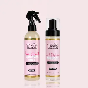 Mist + Mousse Method 2-Step Curl System for Hydrating & Defining Curls 8 oz, Moisture Mist & 6.5 oz, Curl Defining Mousse
