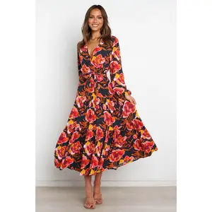 Balsa Dress - Navy Floral