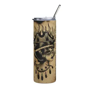 I Burn Bridges .. Because I can Swim.  Stainless steel tumbler