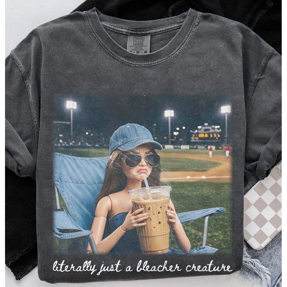 Softball Ball Mom Tee, Baseball Mama Style, Comfort Colors Funny Barbie Ballfield Dark T Shirts, Funny Doll Face Shirt, Unisex Casual Graphic T-Shirts