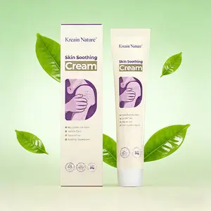 Kreain Nature Relaxing & Soothing Skin Gel, Gentle Formula for Sensitive Skin, Lightweight Clear Gel, Cooling Hydration, Non-Greasy, Face and Body Use