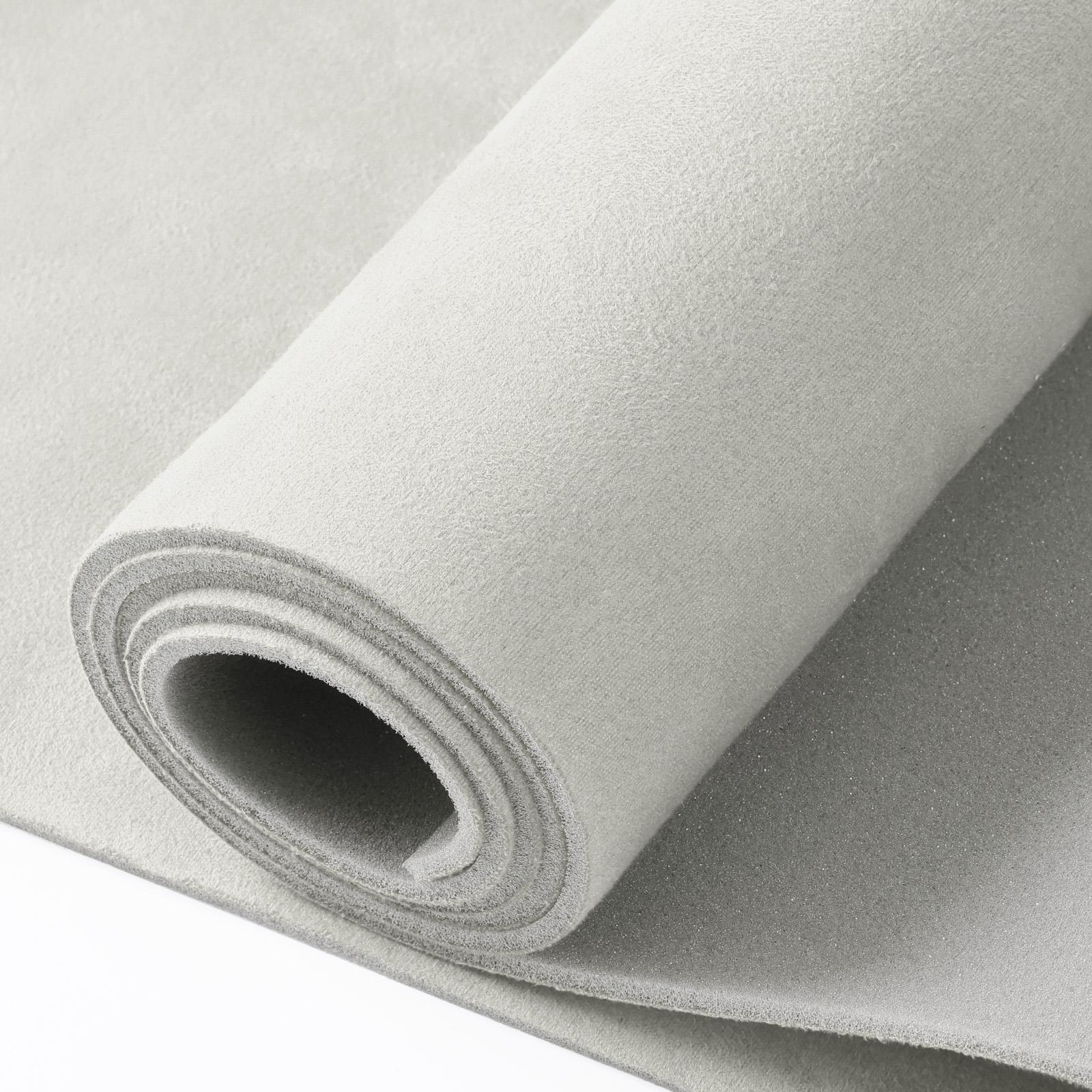 Suede Headliner 3mm Foam Fabric By Yard Ceiling with Backing Synthetic Upholstery Auto Car Roof Door Panels Liner Repair Replacement Boat Interior Refurbishment Renovation Trunk Dashboard  Durable Material