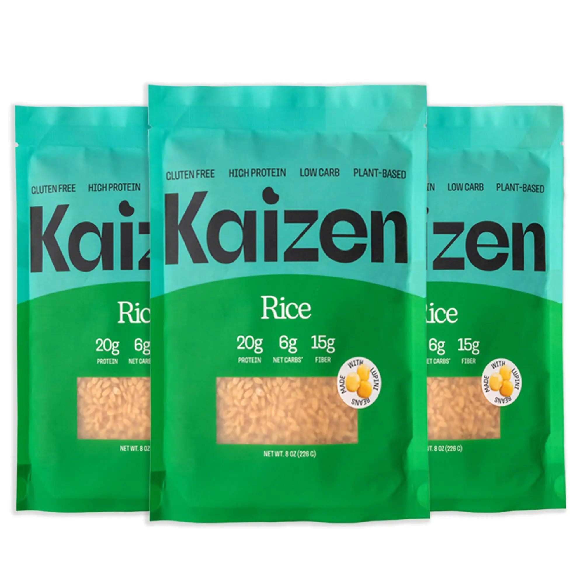 Kaizen Low Carb Keto Rice - Gluten-Free, High Protein (20g), Keto Friendly, Plan...