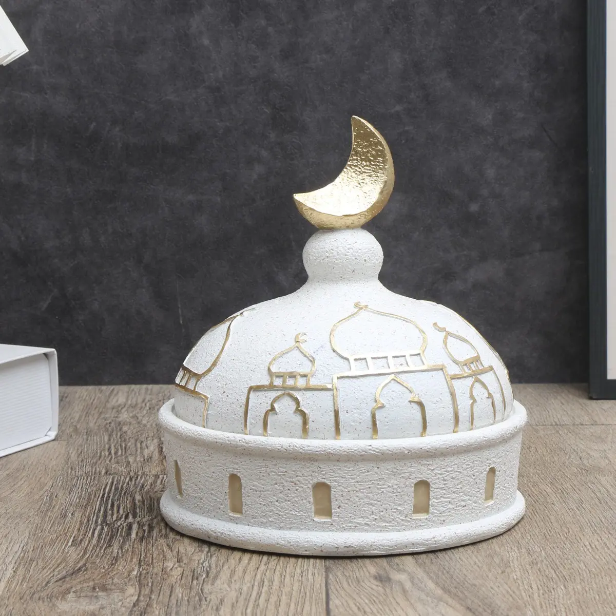 Middle Eastern Storage Box, Festive Home Décor with Traditional Muslim Celebration Theme, Popular Item for Holiday Celebrations, Islamic Festivities, Decorative Storage, Decoration