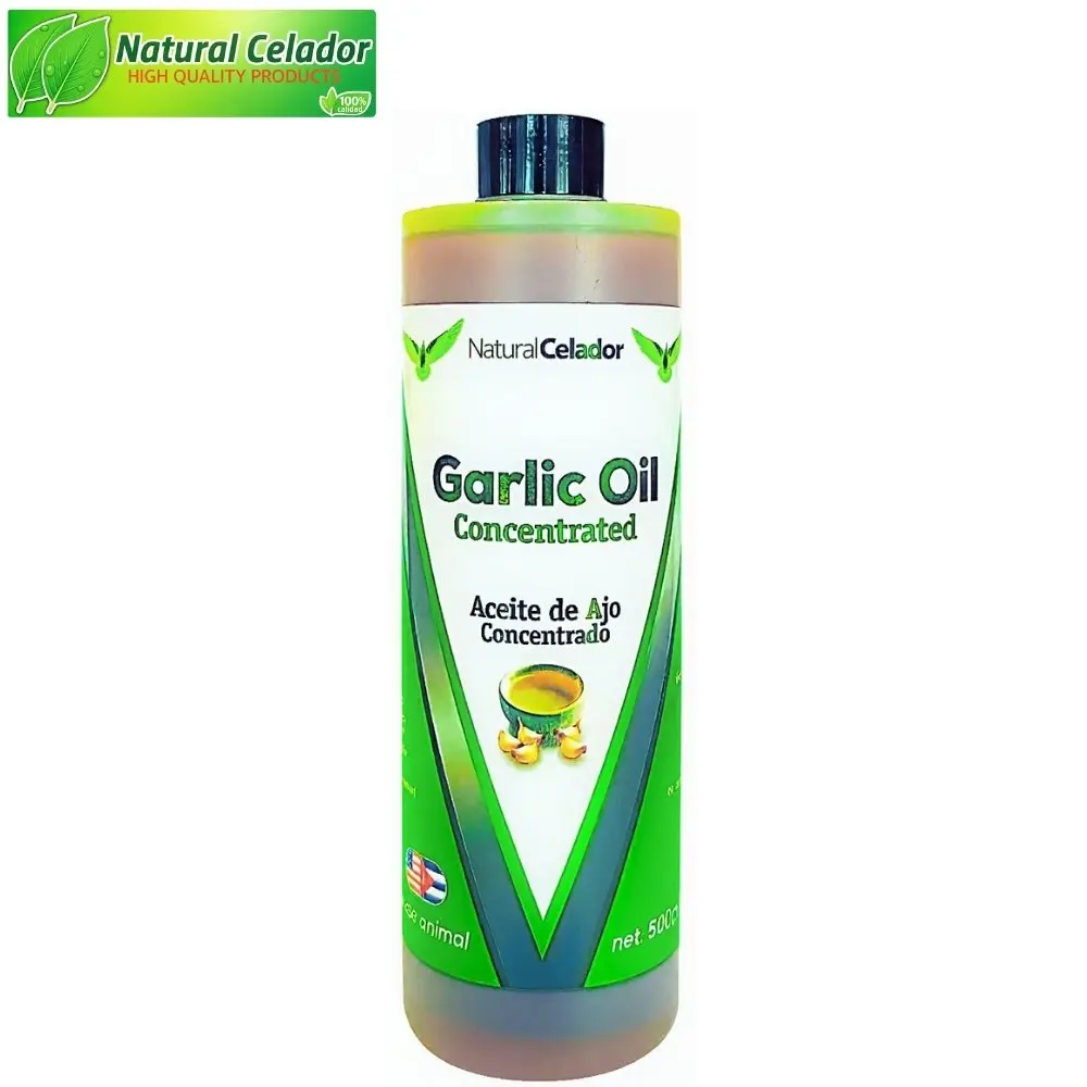 Natural Celador Aceite de Ajo Concentrado  500ml Suplemento para aves domésticas: palomas y aves de compañía .